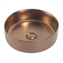 Раковина Abber Bequem AC2108MRG 36 х 36 см, накладная, розовое золото матовое