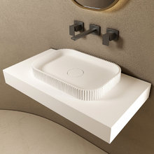 Раковина Abber Stein AS2602, 50 х 35 см, накладная, белая