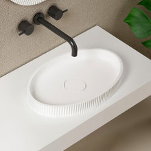 Раковина Abber Stein AS2603, 50 х 32 см, накладная, белая