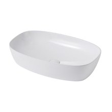 Раковина Abber Rechteck AC2206, накладная, 60.5 х 39 х 14 см, белая