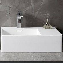 Раковина Abber Stein L/R 56 см, донный клапан, искусственный камень, цвет белый матовый, AS2644 L/AS2644 R