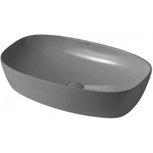 Раковина Abber Rechteck AC2206MG, 60.5 х 39 см, накладная, цвет серая матовая