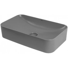 Раковина Abber Rechteck AC2204MG, 60,5 х 35 см, накладная, цвет серый матовый