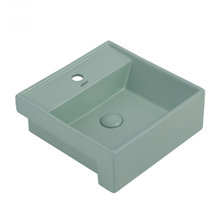 Раковина Abber Rechteck AC2208MCG 41 х 41 см, накладная, светло-зеленая матовая