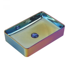 Раковина Abber Rechteck AC2207Regen 51 х 35 см, накладная, хамелеон