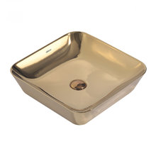 Раковина Abber Rechteck AC2205GG 43 х 43 см, накладная, золото