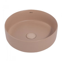 Раковина Abber Bequem AC2108MBB 36 х 36 см, накладная, бежевая матовая