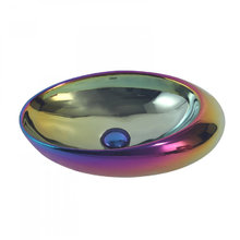 Раковина Abber Bequem AC2107Regen 49 х 31 см, накладная, хамелеон