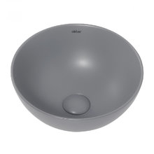 Раковина Abber Bequem AC2106MG 32 х 32 см, накладная, серая матовая