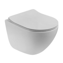 Подвесной унитаз BelBagno Amanda-Tor безободковый, смыв Tornado, без сиденья, белый, BB051CH-TOR-FC