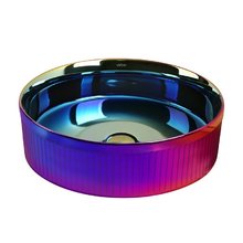 Раковина Abber Bequem AC2114Regen, 41.5 см, накладная, хамелеон