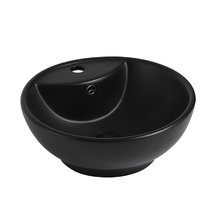 Раковина Abber Bequem AC2101MB, накладная, 46 х 46 х 17.5 см, черная матовая