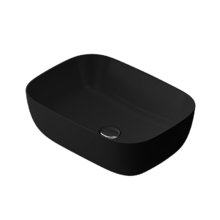 Раковина Am.Pm Func, M8FWCC10450BM, 45 см, фарфор, цвет черный матовый