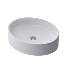 Раковина Am.Pm Universal C8FC0X055GWOV, 55 см, накладная, фарфор, белый глянцевый