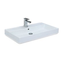 Раковина-столешница Aquanet Латина 75 (242338) белая