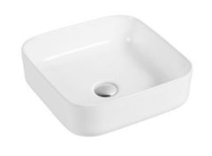 Раковина Aquanet City-1, 38,5 см накладная, белый, 00211280