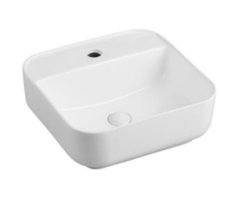 Раковина Aquanet City 211281-2 39 см накладная, белый