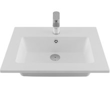 Раковина Aquanet Текла 328984, 60 см, искусственный камень, белый