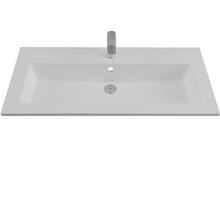 Раковина Aquanet Текла 328016, 100 см, искусственный камень, белый