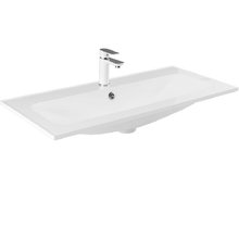 Раковина Aquanet Арт 318926, 100 см, искусственный камень, белый