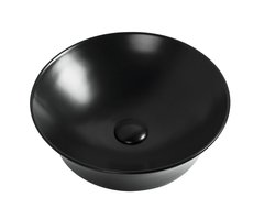 Раковина Aquanet Smart 273686 -1-MB 42 x 42 x 12.5 см, накладная, черный матовый