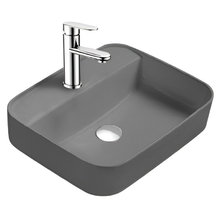 Раковина Aquatek Вега AQ5506-MG, 50 см, фарфор, цвет серый матовый