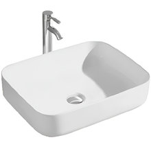 Раковина Aquatek Вега AQ5515-MW, 50 см, фарфор, цвет белый матовый