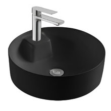 Раковина Aquatek Европа AQ5212-MB, 40.5 см, фарфор, цвет черный матовый