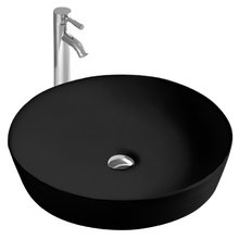 Раковина Aquatek Европа AQ5558-MB, 41 см, фарфор, цвет черный матовый