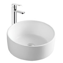 Раковина Aquatek AQ5118-MW, 40 см, фарфор, цвет белый матовый