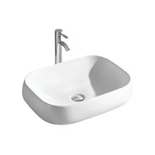 Раковина Aquatek AQ5526-MW, 56 см, фарфор, цвет белый матовый