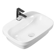 Раковина Aquatek Амадео AQ6042-00, 60 х 42 см, накладная, белая