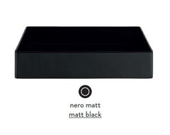 Раковина ArtCeram Scalino 55 SCL002 17 00, накладная, цвет черный матовый, 55 х 38 х 11,5 см