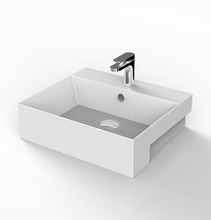 Раковина ArtCeram Quadro Semincasso QUL004 01 00