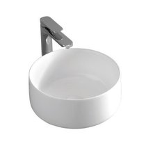 Раковина ArtCeram Cognac Countertop COL004 01 00, накладная, цвет - белый глянцевый, 35 х 35 х 16 см