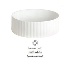 Раковина ArtCeram Millerighe OSL010 05 00, накладная, цвет белый матовый, 44 х 44 х 14,5 см