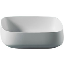 Раковина ArtCeram Cognac Quadro COL008 01 00, 55 см, накладная, белый