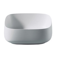 Раковина ArtCeram Cognac COL007 01 00 Quadro, 46 см, накладная, без перелива, белый