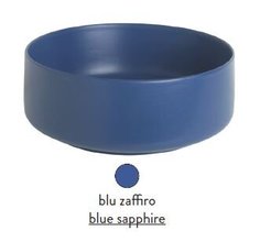 Раковина ArtCeram Cognac Countertop COL001 16 00, накладная, цвет - blu zaffiro (синий сапфир), 42 х 42 х 16 см