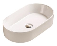 Раковина Azario 52.5 см накладная, без перелива, белый, AZ-1048 SP