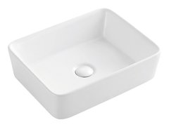 Раковина Azario 47.5 см накладная, без перелива, белый, AZ-2074