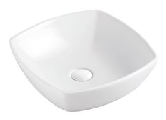 Раковина Azario 42 см накладная, без перелива, белый, AZ-2076SP