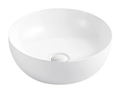 Раковина Azario 40.5 см накладная, без перелива, белый, AZ-3216 SP