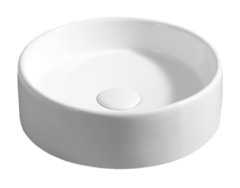 Раковина Azario 35 см накладная, без перелива, белый, AZ-4361