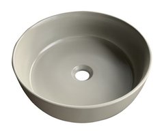 Раковина Azario 38.5 см накладная, без перелива, серый, XML4003-2-U10