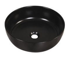 Раковина Azario 38.5 см накладная, без перелива, черный матовый, XML4003
