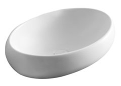 Раковина Azario 58.5 см накладная, без перелива, белый, AZ-428