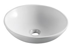 Раковина Azario 40.5 см накладная, без перелива, белый, AZ415