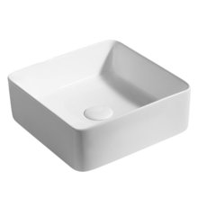 Раковина Azario 34.5 см накладная, без перелива, белый, AZ-41314