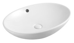 Раковина Azario 63 см накладная, с переливом, белый, AZ-3077SP